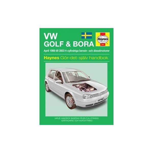 VW Golf IV Bora 98-03 Swedish Revue technique Haynes