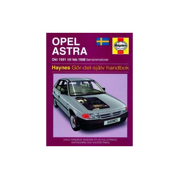 Opel Astra 91-98 Swedish Revue technique Haynes