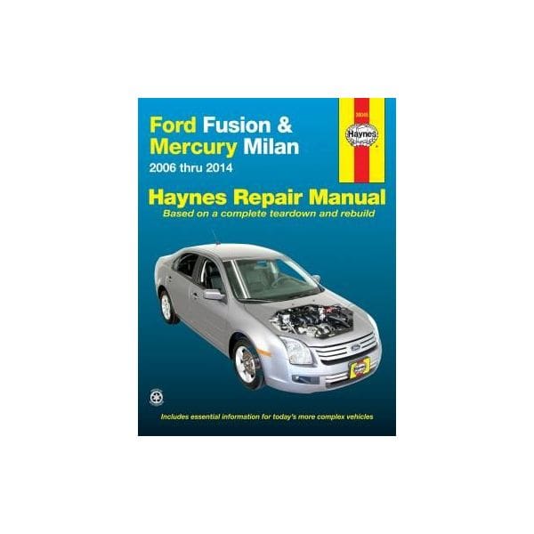 Ford Fusion and Mercury Milan Repair Manual for 06 thru 10 Does not include information specific to hybrid mod