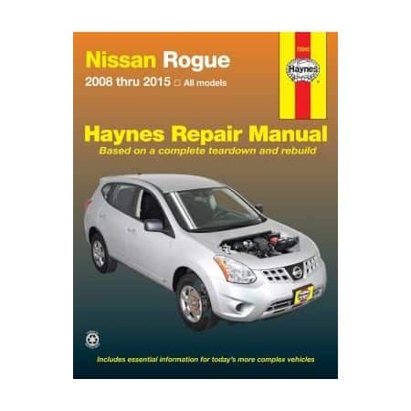 Nissan Rogue Repair Manual from 08-15 Revue technique Haynes Anglais