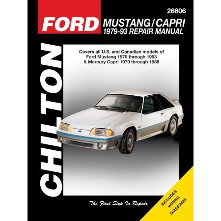 Mustang Capri 79-93 Revue Technique Haynes Chilton FORD  Anglais