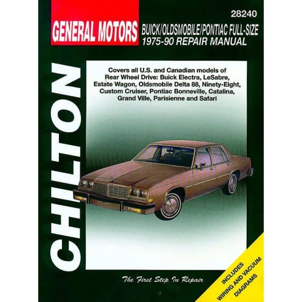 Full-Size 75-90 Revue Technique Haynes Chilton GM Anglais