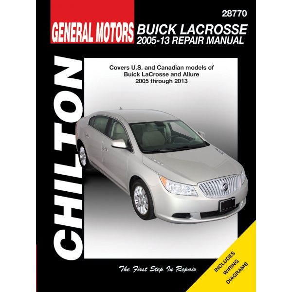 LaCrosse 05-13 Revue technique Haynes Chilton BUICK Anglais