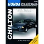 Civic CRX del Sol 84-95 Revue technique Haynes Chilton HONDA Anglais