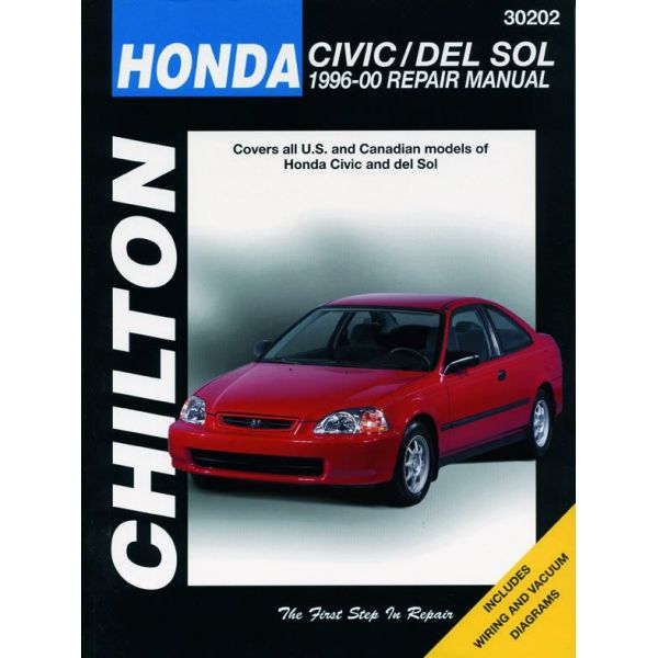 Civic del Sol 96-00 Revue technique Haynes Chilton HONDA Anglais