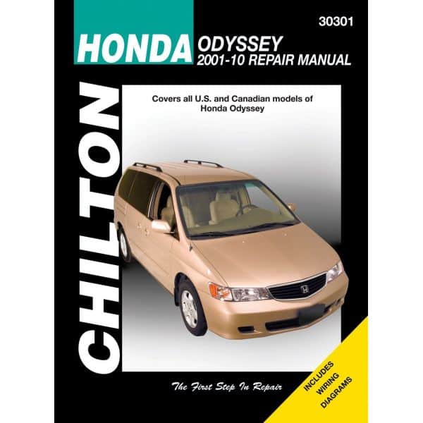 Odyssey 01-10 Revue technique Haynes Chilton HONDA Anglais