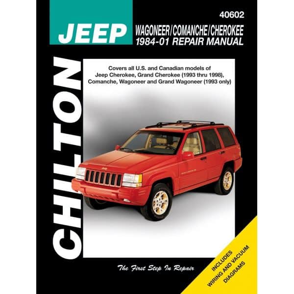 Cherokee 84-01 Comanche 93 Revue Technique Haynes Chilton JEEP Anglais