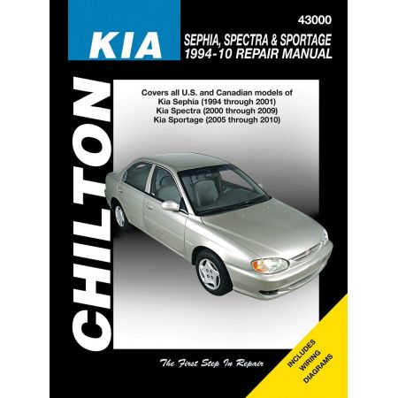 Sephia 94-01 Spectra 00-09 Sportage 05-10  Revue technique Haynes Chilton KIA Anglais