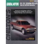 S10 S15 Sonoma Syclone 82-93 Revue Technique Haynes Chilton GM Anglais