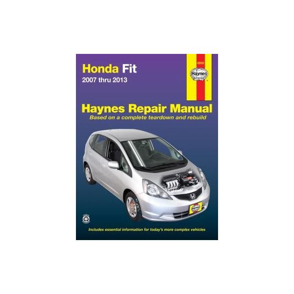 Fit 07-13 Revue technique Haynes HONDA Anglais