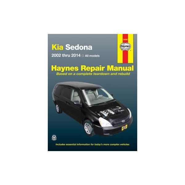 Sedona 02-14 Revue technique Haynes KIA Anglais