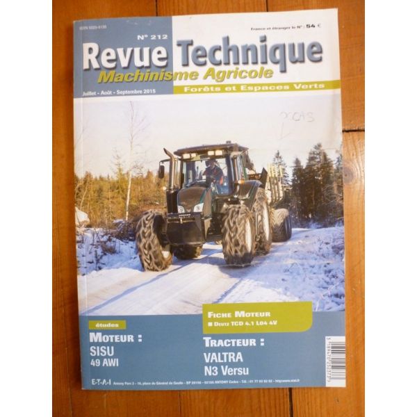 N3 Versu Revue Technique Agricole VALTRA