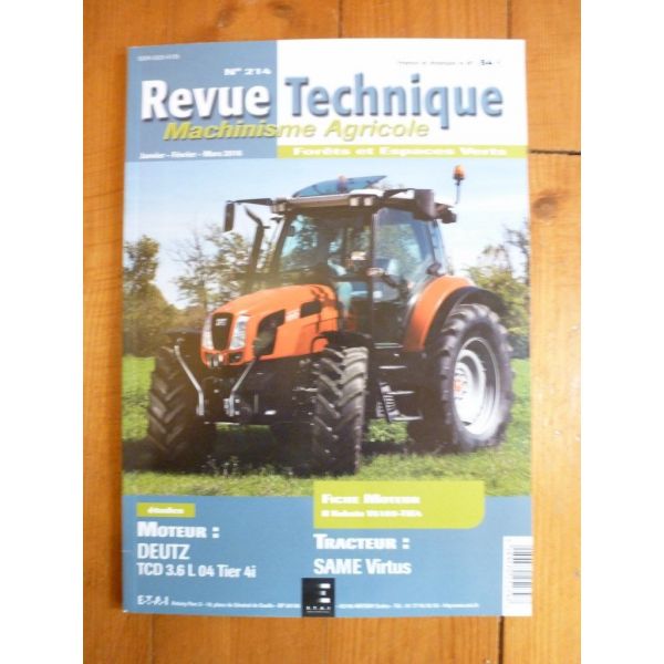 Virtus Revue Technique Agricole SAME
