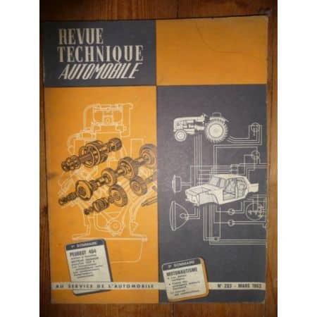 404 Inj XDP4 Revue Technique Peugeot