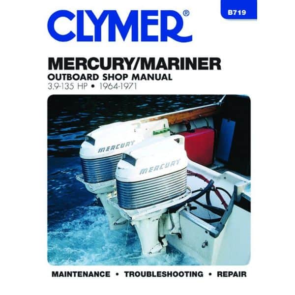 3.9-135 HP 64-71 Revue technique Haynes Clymer MERCURY Anglais