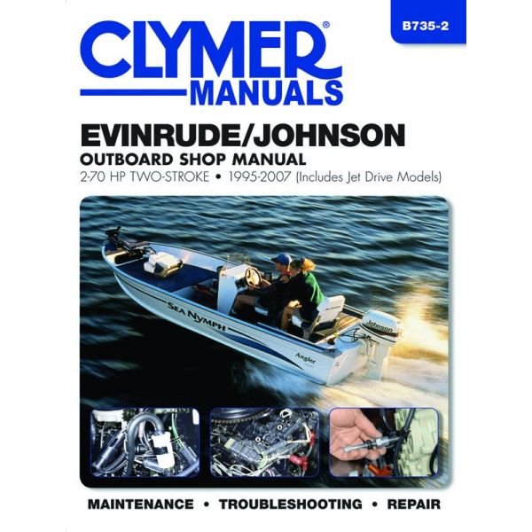 2.70 HP 95-07 Revue technique Haynes Clymer EVINRUDE Anglais