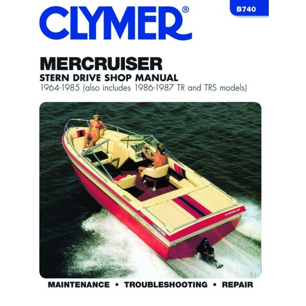 Stern 64-87 Revue technique Haynes Clymer MERCRUISER  Anglais