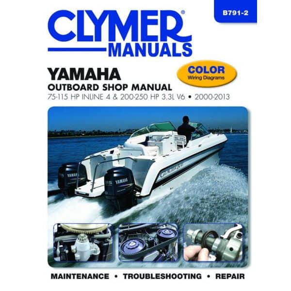 75-115 200-250 HP 00-13 Revue technique Haynes Clymer YAMAHA Anglais