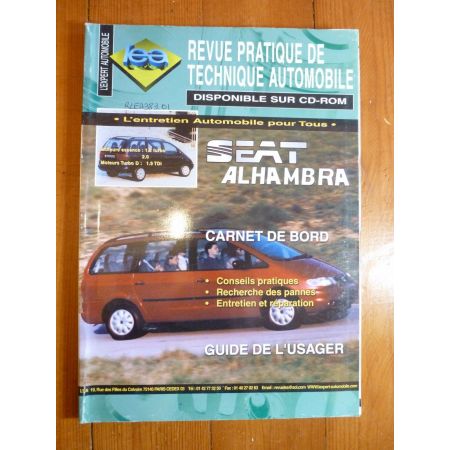 Alhambra Galaxy Sharan Revue Technique Seat