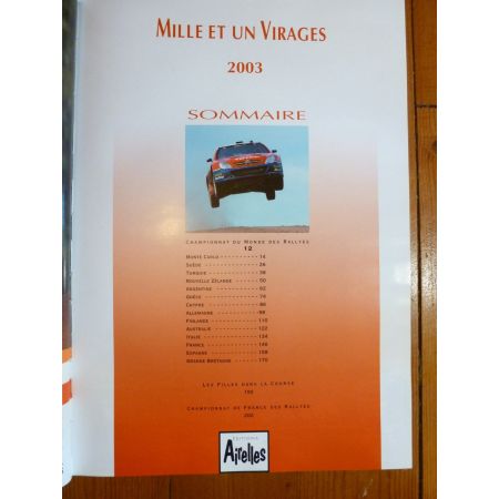 1001 virages 2003 Livre