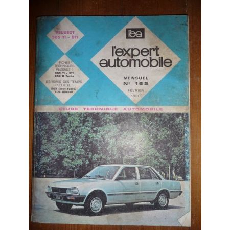 505 TI STI Revue Technique Peugeot