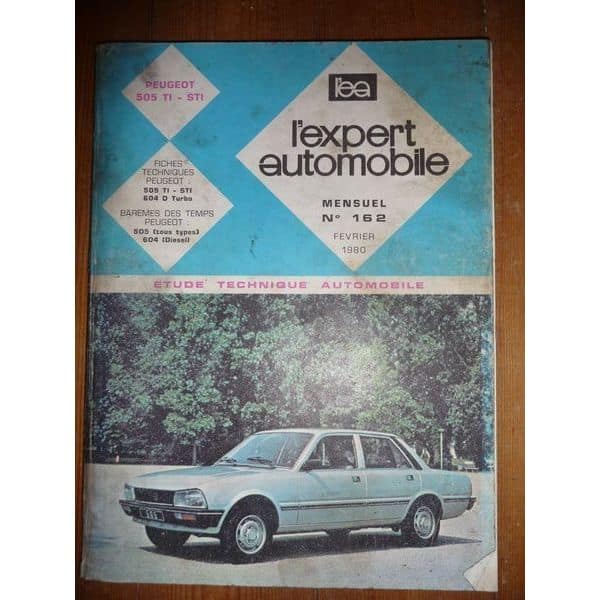505 TI STI Revue Technique Peugeot