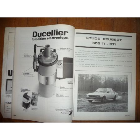 505 TI STI Revue Technique Peugeot