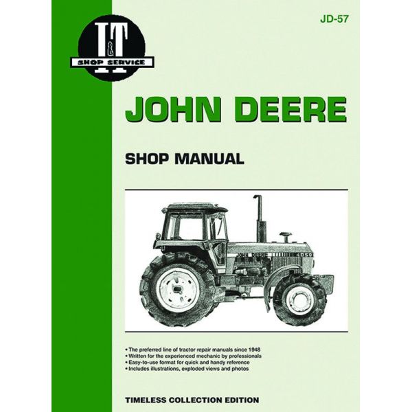 SRS 4050 4250 4450 4650+ Revue technique Clymer DEERE Anglais