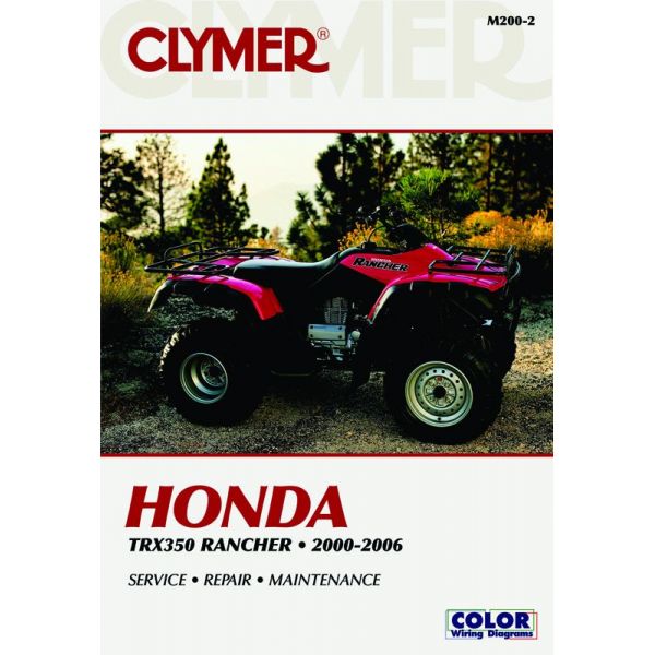 TRX350 00-06 Revue technique Clymer HONDA Anglais