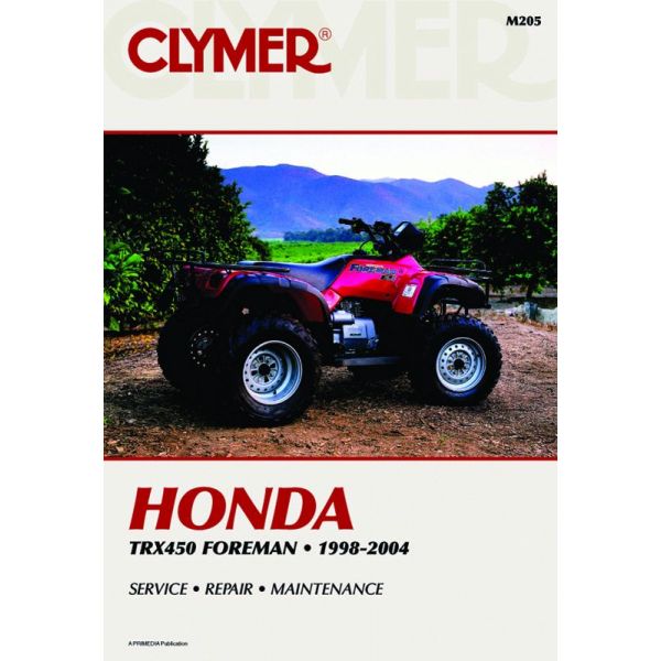 revue technique TRX450 Foreman 98-04 Revue technique Clymer HONDA Anglais