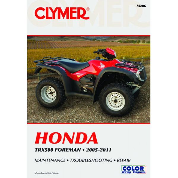TRX500 Foreman 05-11 Revue technique Clymer HONDA Anglais
