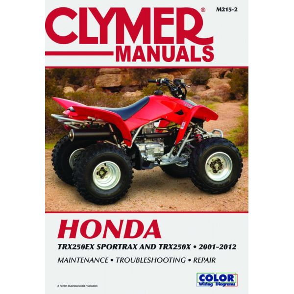 TRX250EX Sportrax & TRX250X 01-12 Revue technique Clymer HONDA Anglais