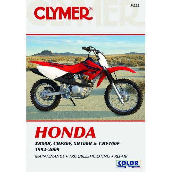 XR80R, CRF80F, XR100R & CRF100F 92-09 Revue technique Clymer HONDA Anglais