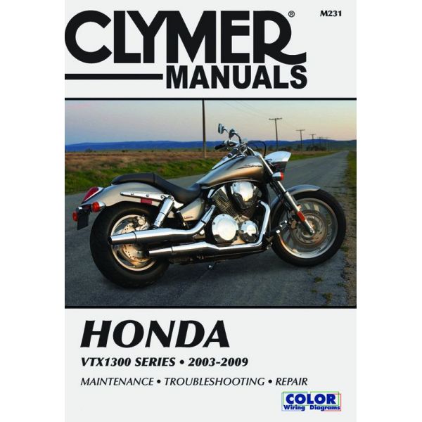 VTX1300 Series 03-09 Revue technique Clymer HONDA Anglais