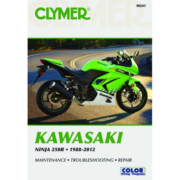 Ninja 250R 88-12 Revue technique Clymer KAWASAKI Anglais