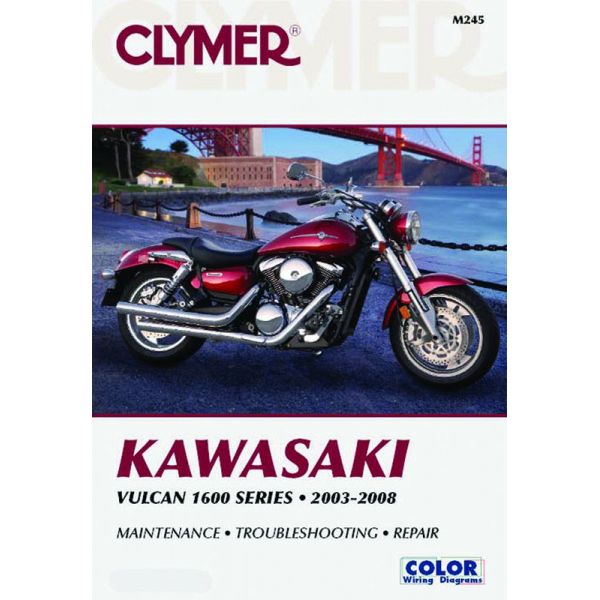 Vulcan 1600 Series 03-08 Revue technique Clymer KAWASAKI Anglais