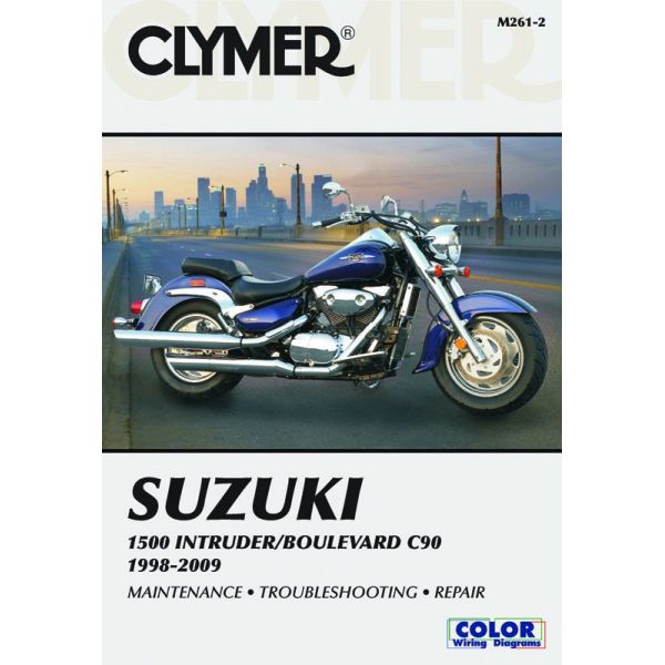 1500 Intruder/Boulevard C90 98-09 Revue technique Clymer SUZUKI Anglais