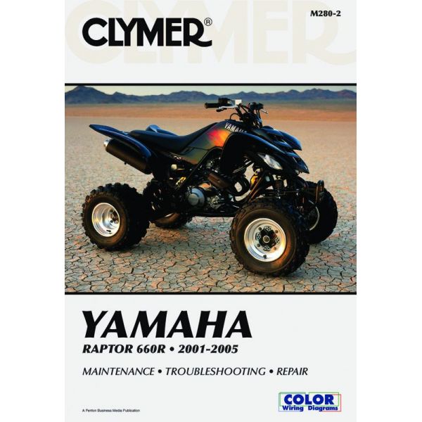 Raptor 660R 01-05 Revue technique Clymer YAMAHA Anglais