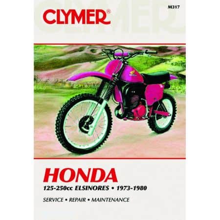 Elsinores 125-250cc 73-80 Revue technique Clymer HONDA Anglais