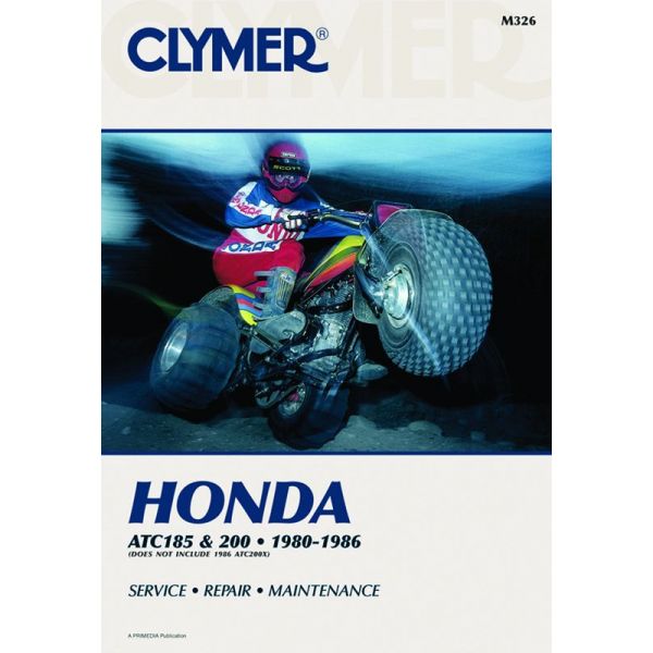 ATC185 & 200 80-86 Revue technique Clymer HONDA Anglais