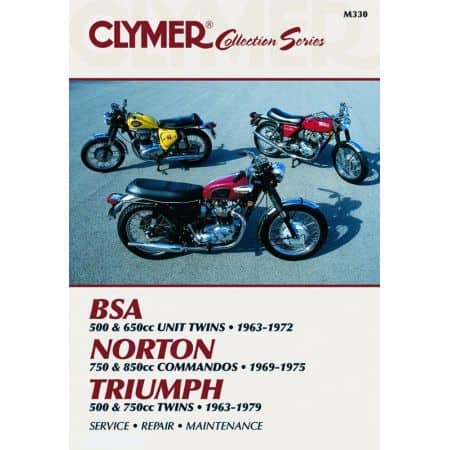 Vintage British Street Bikes Revue technique Clymer Anglais