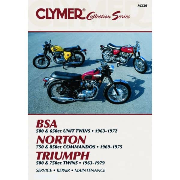 Vintage British Street Bikes Revue technique Clymer Anglais