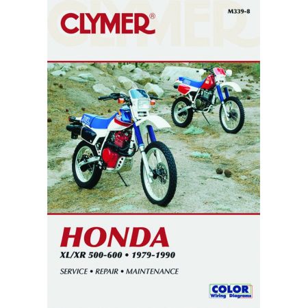 XL/XR 500-600 79-90 Revue technique Clymer HONDA Anglais