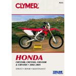 CRF250R, CRF250X CRF450R 02-04 Revue technique Clymer HONDA Anglais