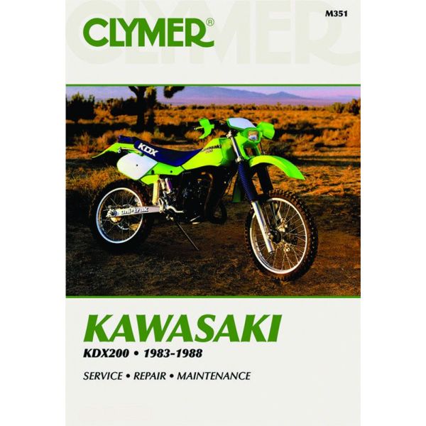 KDX 200 83-88 Revue technique Clymer KAWASAKI Anglais