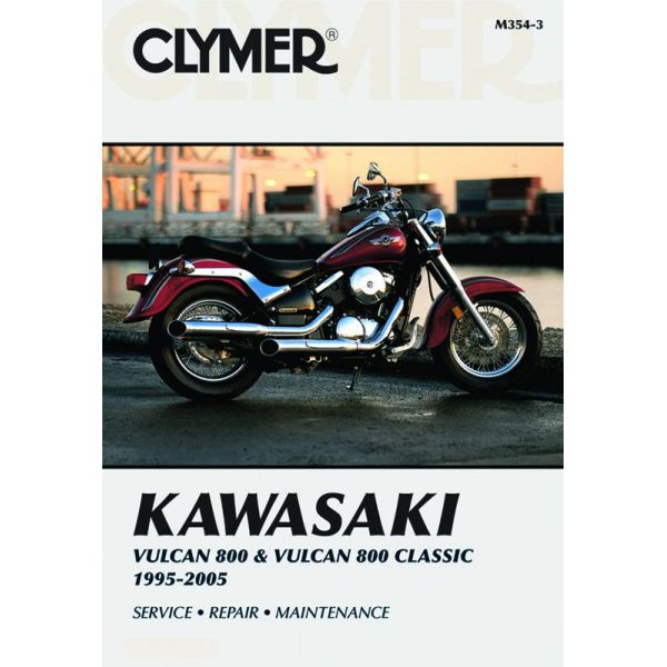 Vulcan 800 & Classic 95-05 Revue technique Clymer KAWASAKI Anglais