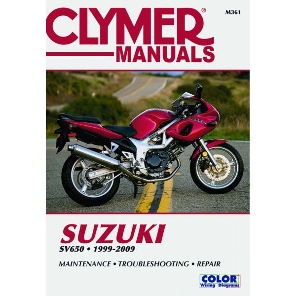SV650 99-09 Revue technique Clymer SUZUKI Anglais