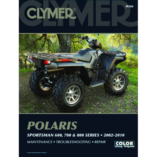 Sportsman 600, 700, & 800 Series 02-10 Revue technique Clymer POLARIS Anglais