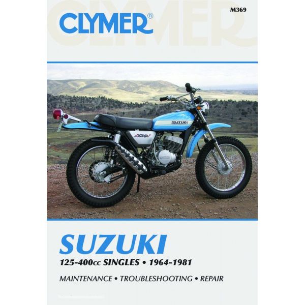 125-400cc Singles 64-81 Revue technique Clymer SUZUKI Anglais