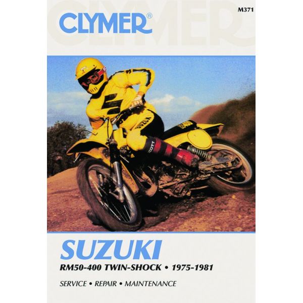 RM 50-400 Twin-Shock 75-81 Revue technique Clymer SUZUKI Anglais